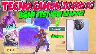 Tecno Camon 20 Pro 5G BGMI ( Aladdin Mode 3.1 ) Test On Fps