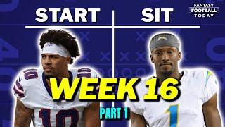 Week 16 Starts & Sits Part 1: WINNING Lineup Tips & Players to AVOID | 2024 Fantasy Football Advice