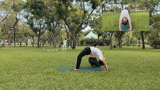 Yoga: Bánh Xe Cải Thiện Hô Hấp và Tật Gù Lưng