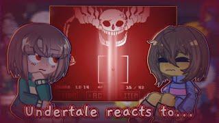 Undertale reacts to Ultra Sans Fight (REANIMATED)