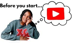 Watch this before you start a YouTube Channel: Questions and Advice