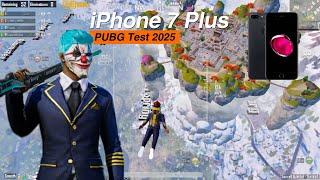 iPhone 7 Plus PUBG Mobile Gameplay 2025 || iPhone 7 Plus BGMI Lag Test