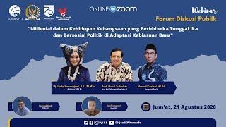 [Webinar] Millenial dalam Kehidupan Kebangsaan yang Berbhinneka Tunggal Ika dan Bersosial Politik