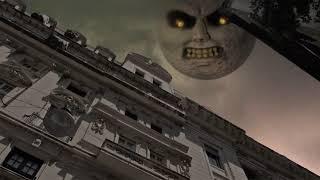 Majora´s Mask Moon Falling in Buenos Aires