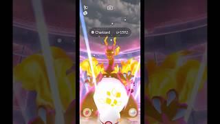 First Ever Gigantamax Charizard Raid in #pokemongo