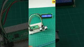 Ultrasonic sensor with Raspberry Pi Pico board