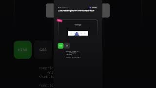 How to make a liquid navigation menu indicator using HTML and CSS