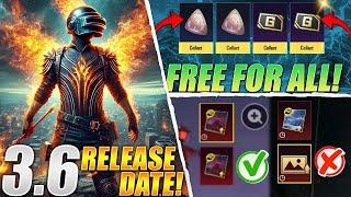 2025 BIG CHANGES 🫡 3.6 UPDATE RELEASE DATE || MYTHIC LOBBY ISSUE || FREE AG & HOME COINS FOR ALL.