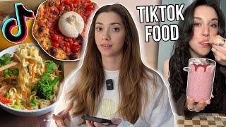 1 TAG nur TikTok Rezepte testen. (Ihr müsst die nachmachen!!)