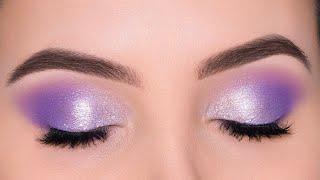 Easy Purple Eye Makeup Look using ONLY 2 EYESHADOWS!