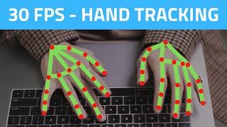 Hand Tracking 30 FPS using CPU | OpenCV Python (2021) | Computer Vision