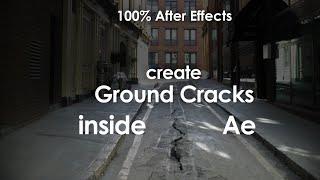 Ground Cracks VFX Tutorial || 100% After Effects