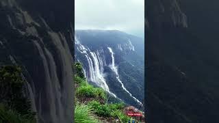 Seven Sisters waterfall Cherrapunji Meghalaya #shorts #waterfall #cherrapunji#sevensisters#meghalaya