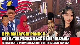 NYESEL TANTANG INDONESIA ,MALAYSIA DIDESAK CINA PRABOWO BANTU MALAYSIA