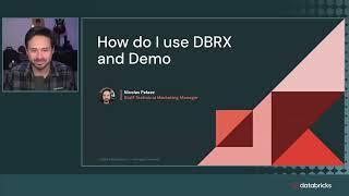 Demo: How Do I Use DBRX?