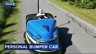 Pa. man combines motorcycle, Chevy to create roadworthy bumper car