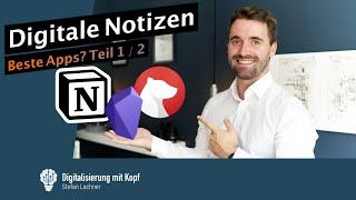 Notizen von unterwegs: Die besten Notizen-Apps im Vergleich (Teil 1) Obsidian, Notion, Bear