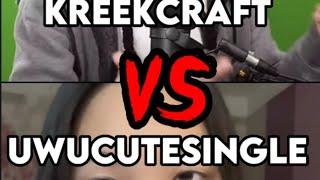 kreekcraft vs uwucutesingle #shorts