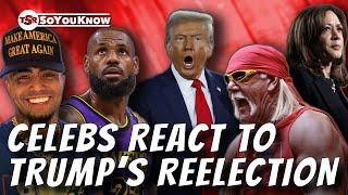 Celebs React To Donald Trump's Shocking Reelection | TSR SoYouKnow