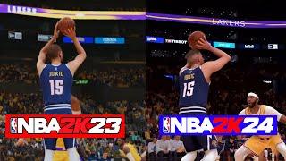 NBA 2K24 vs NBA 2K23 In-Depth Gameplay Comparison (Animations, Gameplay, Graphics Comparison) PS5