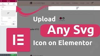 Upload SVG Icon on Elementor | Add Any SVG icon on elementor