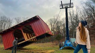 Moving 10x20 Barn Stall + Cabin Roofing