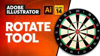 Adobe Illustrator Course | Rotate Tool and Dart Board | Class 14 Urdu / Hindi