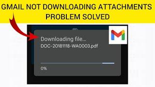 How To Solve Gmail Attachments Not Downloading Problem || Rsha26 Solutions