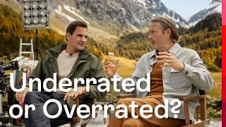 Overrated or Underrated? With Roger Federer and Mads Mikkelsen | Switzerland Tourism