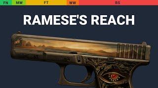 Glock-18 Ramese's Reach - Skin Float And Wear Preview