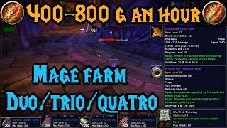 Make up to 700 GOLD pr. Hour farming Naxxramas - Mage farm DUO/TRIO/QUARTRO