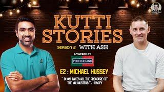 Dhoni takes pressure off youngsters - Hussey | Kutti Stories with Ash | E2 | R Ashwin