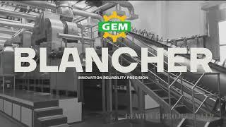 BLANCHER | GEMTECH | GENEX | COCONUT PROCESSING | FOOD PROCESSING