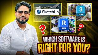 Fast & Easy 3D Modeling: SketchUp vs Revit vs 3Ds Max for Beginners | Akash Pandey