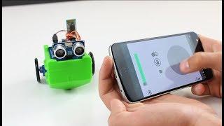 LittleBot Budget 3D Printed Arduino Robot Control with Bluetooth App