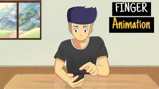 How To Animate/Draw On Mobile By Finger || Op Animation