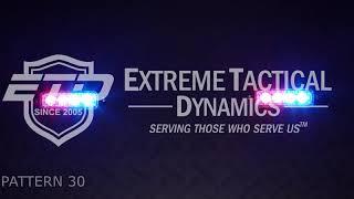 Extreme Tactical Dynamics ELEMENTAL 4 Red and Blue Pattern Demo