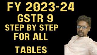 GSTR 9 Annual Return Filing 2023-24 | GSTR 9 | How to file GSTR9