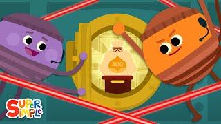 Hazelnut Heist | Action-Packed Healthy Snack Adventure for Kids! | Bumble Nums