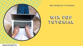 WIX PDF Tutorial | ALLES zum Thema PDF download, upload und PDF viewer