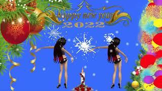 Happy new year2022 green screen  new year2022 & BLUE SCREEN free Download