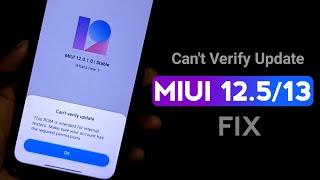 How To Fix Can't Verify Update - MIUI ? | How To Fix Can't Verify Update Package | Dot SM