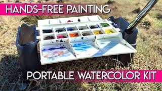 HANDS-FREE watercolor kit  Portable Painter unboxing and setup