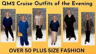 QM2 Cruise Outfits of the Evening - Over 50 Plus Size Fashion