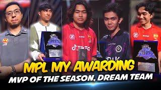 [CUT] MPL MALAYSIA AWARDING, MVP of the SEASON, DREAM TEAM, etc . . .