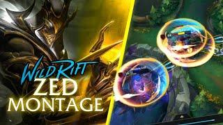 Wildrift Galaxy Slayer Zed Montage | GOD LVL ZED   - League Of Legends Wildrift