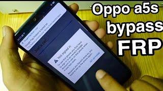 Oppo A5s CPH1909- AX5S CPH1920 FRP Bypass-Google Account Without Pc.