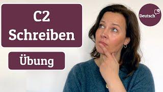 C2 - Modul Schreiben: Übung und Prüfungsvorbereitung (Sätze umformulieren)