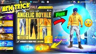 ANGELIC ROYALE EVENT FREE FIRE  GET FREE ANGELIC PANT || FREE FIRE NEW EVENT !! FIREEYES GAMING