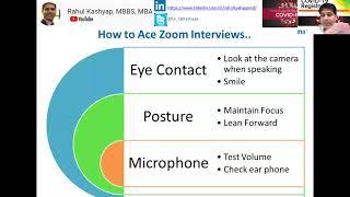 IMG-How to Ace ZOOM Skype Interview:Part I  By Dr  Kashyap